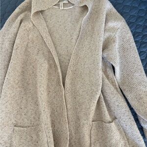 Jessica Simpson Beige Knit Cardigan